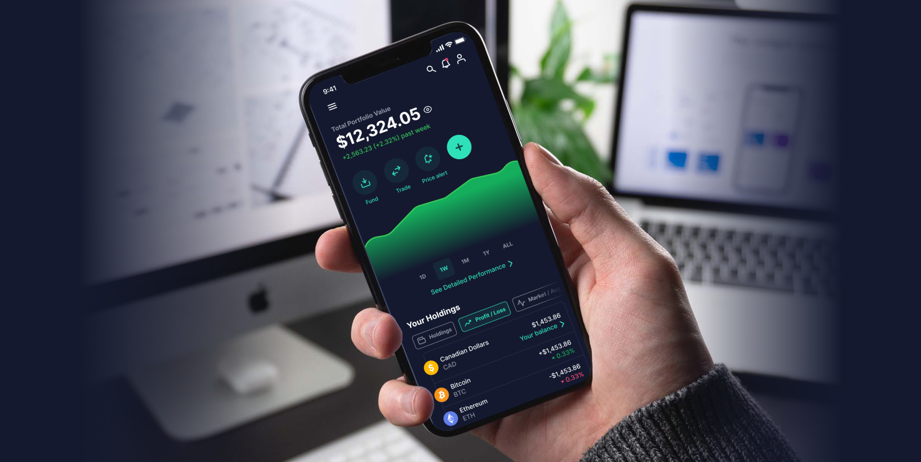 Vorschau: Dashboard für datenbasierte Handelsübersicht